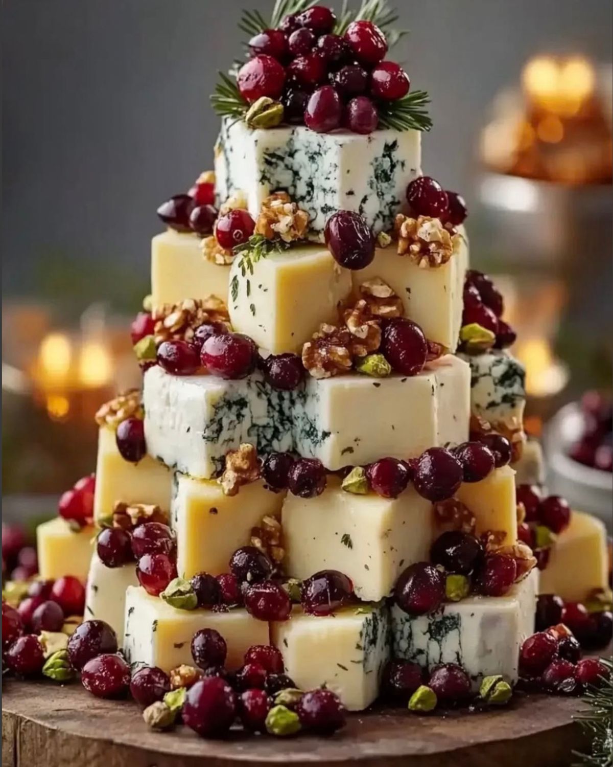 Tarta de queso servida en una celebración